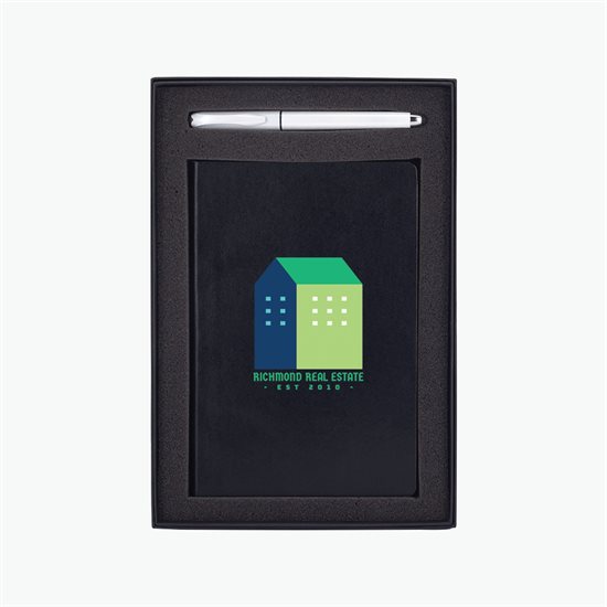 Basecamp Atlas Recycled Notebook & Pen Set - Full Color