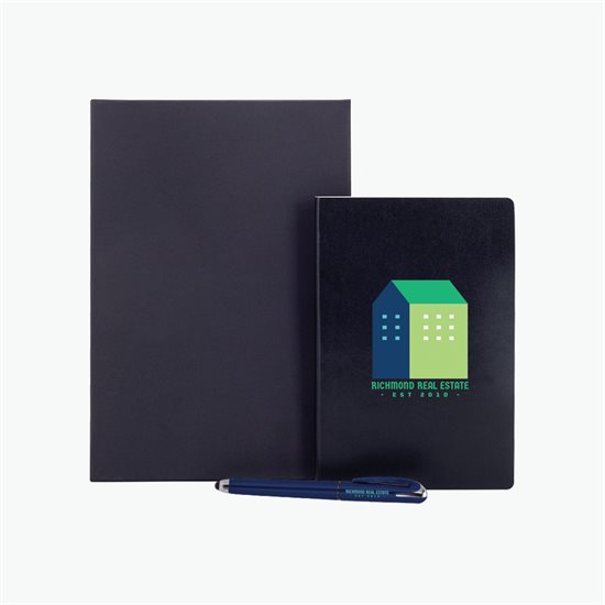 Basecamp Atlas Recycled Notebook & Pen Set - Full Color