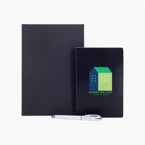 Basecamp Atlas Recycled Notebook & Pen Set - Full Color