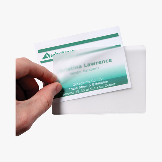 Laminating Pouch - Holds 3 x 4 Insert