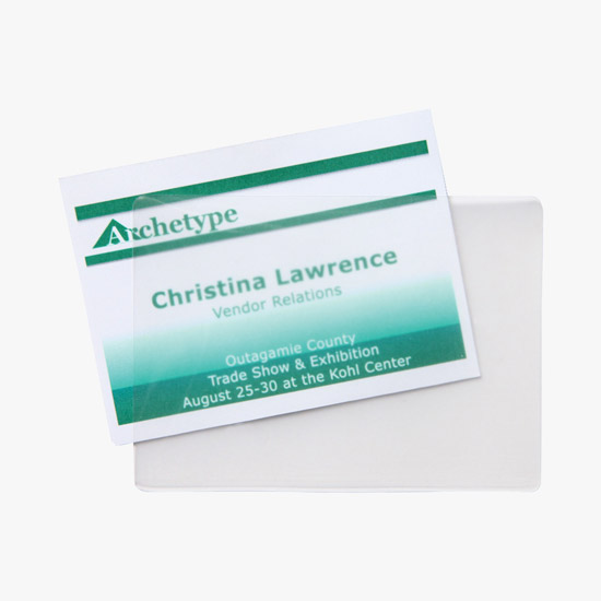 Laminating Pouch - Holds 3 x 4 Insert