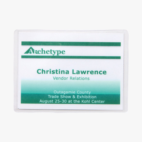 Laminating Pouch - Holds 3 x 4 Insert