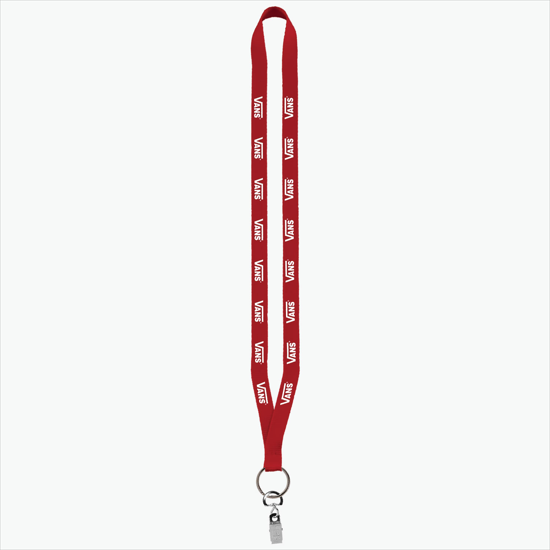 1/2 Economy Polyester Lanyard - Metal Bulldog Clip