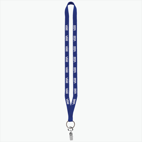 1/2 Economy Polyester Lanyard - Metal Bulldog Clip
