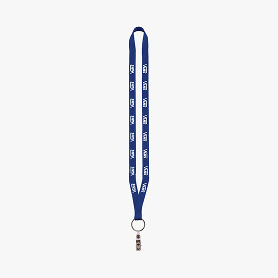 1/2 Economy Polyester Lanyard - Vinyl Snap w/Metal Bulldog Clip