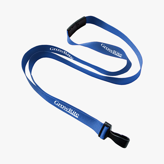 5/8 Antimicrobial Breakaway Lanyard w/Wide Plastic Hook