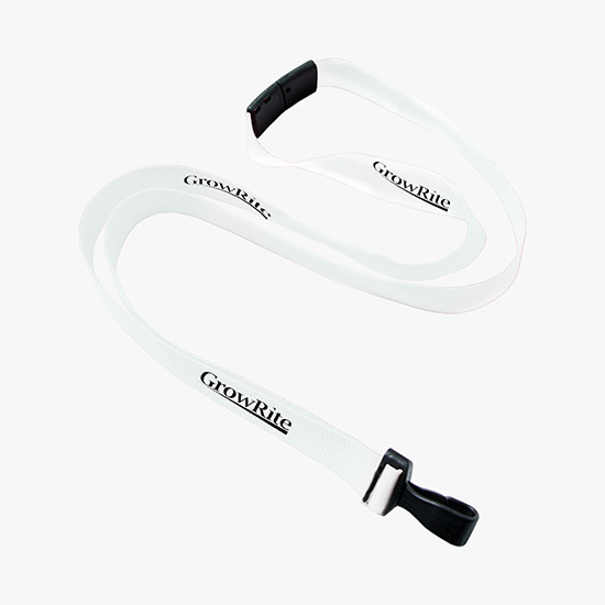 5/8 Antimicrobial Breakaway Lanyard w/Wide Plastic Hook