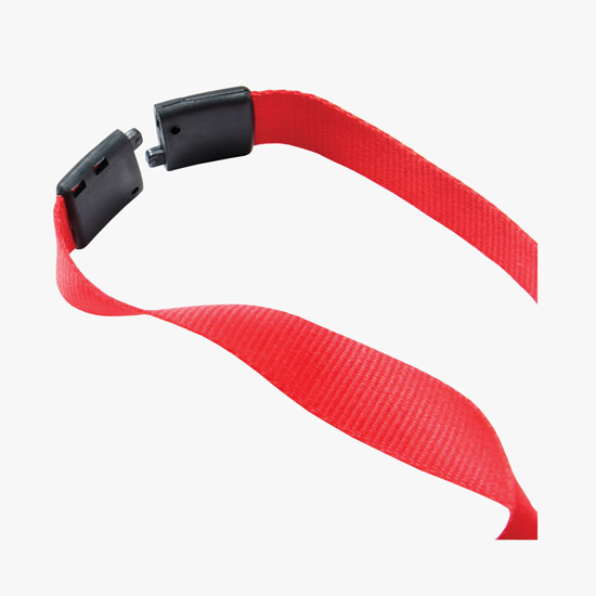 5/8 Antimicrobial Breakaway Lanyard w/Wide Plastic Hook