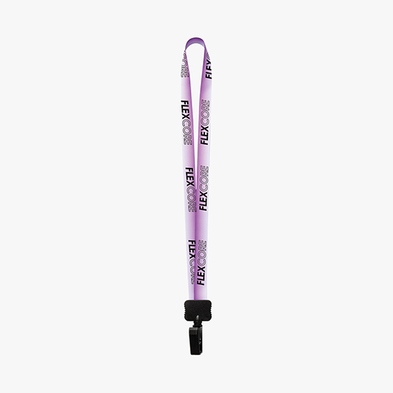 MARCO 3/4 Gradient Full Color Lanyard w/Bulldog Clip - 24-Hour Production