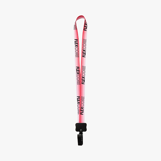 MARCO 3/4 Gradient Full Color Lanyard w/Bulldog Clip - 24-Hour Production