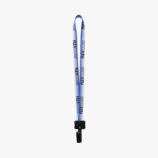 MARCO 3/4 Gradient Full Color Lanyard w/Bulldog Clip - 24-Hour Production