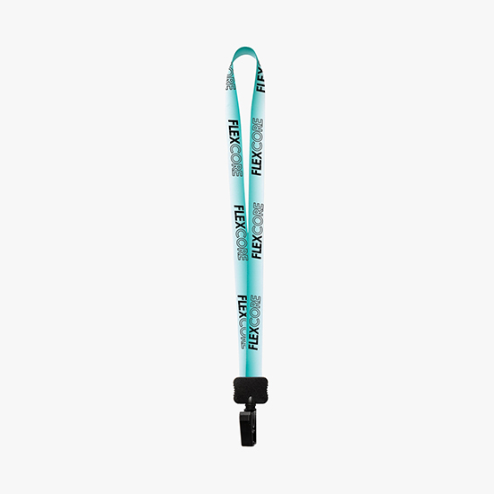 MARCO 3/4 Gradient Full Color Lanyard w/Bulldog Clip - 24-Hour Production