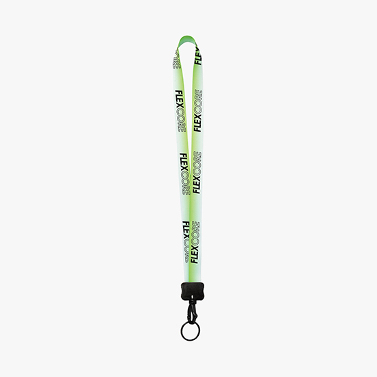 MARCO 3/4 Gradient Full Color Lanyard w/Swivel Snap Hook w/Metal Split Ring - 24-Hour Production