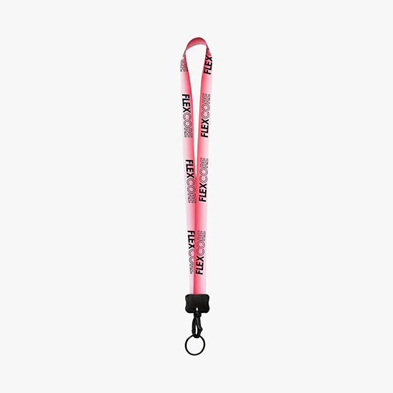 MARCO 3/4 Gradient Full Color Lanyard w/Swivel Snap Hook w/Metal Split Ring - 24-Hour Production