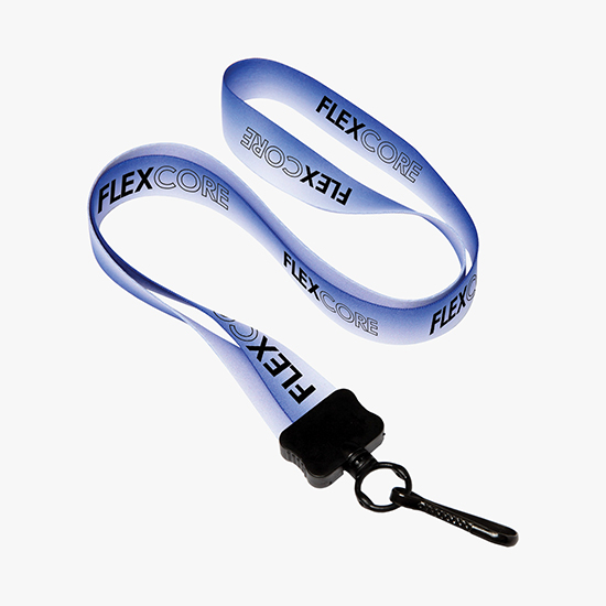 MARCO 3/4 Gradient Full Color Lanyard w/Metal Swivel Hook - 24-Hour Production