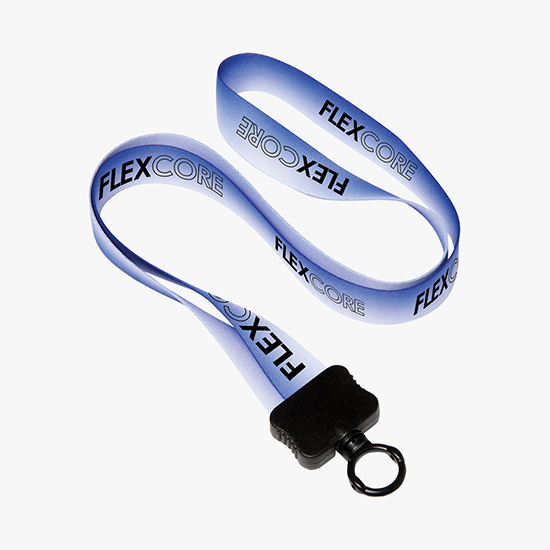 MARCO 3/4 Gradient Full Color Lanyard w/O-Ring - 24-Hour Production
