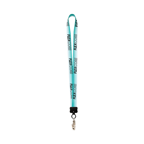 MARCO 3/4 Gradient Full Color Lanyard w/Vinyl Bulldog Clip - 24-Hour Production