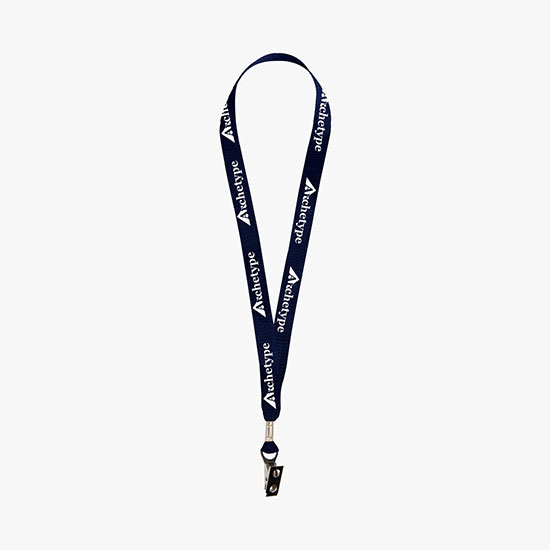 3/4 Nylon Web Lanyard - Bulldog Clip