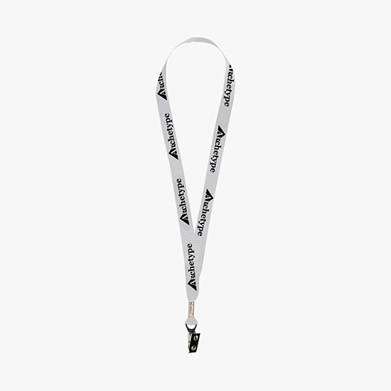 3/4 Nylon Web Lanyard - Bulldog Clip