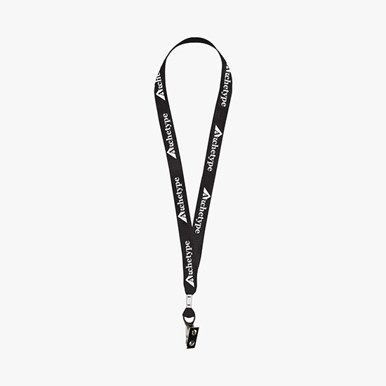 3/4 Nylon Web Lanyard - Bulldog Clip