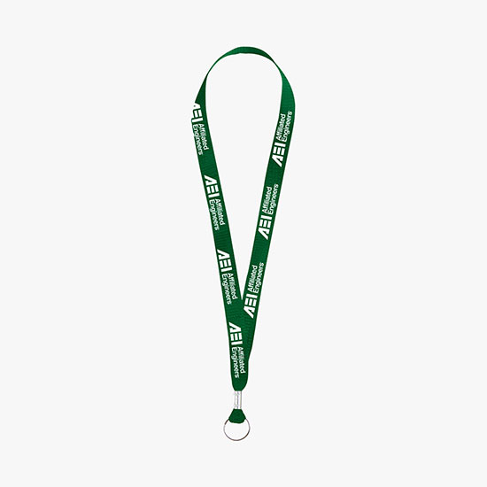 3/4 Nylon Web Lanyard - Split Ring