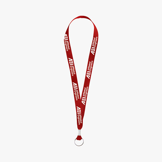 3/4 Nylon Web Lanyard - Split Ring