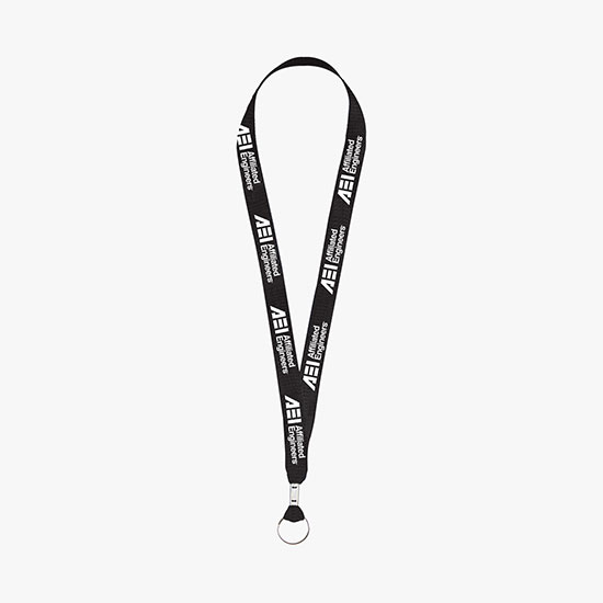 3/4 Nylon Web Lanyard - Split Ring
