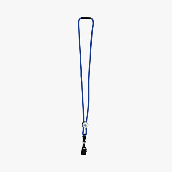3/16 Nylon Power Cord Lanyard with Slider w/Bulldog Clip