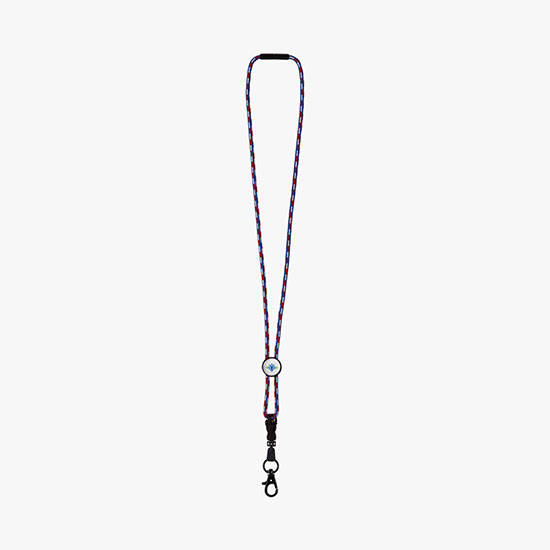 3/16 Nylon Power Cord Lanyard with Slider w/Lobster Claw