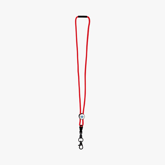 3/16 Nylon Power Cord Lanyard with Slider w/Lobster Claw