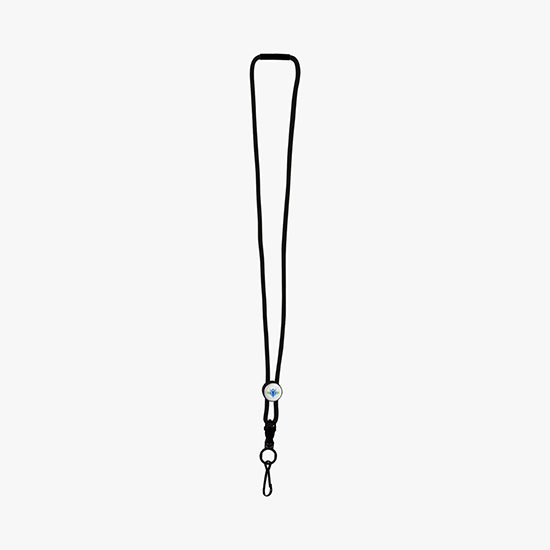 3/16 Nylon Power Cord Lanyard with Slider w/Swivel Hook