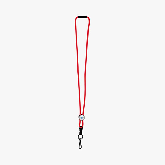 3/16 Nylon Power Cord Lanyard with Slider w/Swivel Hook