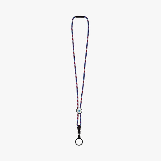 3/16 Nylon Power Cord Lanyard with Slider w/Split Ring