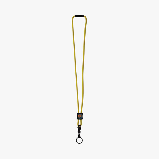 3/16 Nylon Power Cord Lanyard with Slider w/Split Ring