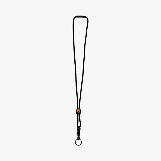 3/16 Nylon Power Cord Lanyard with Slider w/Split Ring