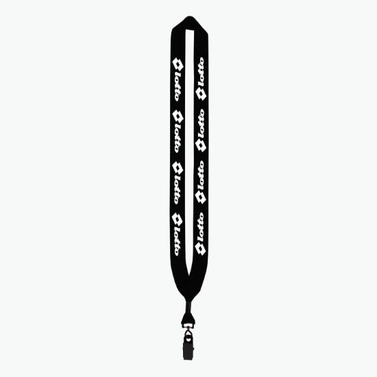 1 Knitted Cotton Lanyard with Metal Crimp & Swivel Bulldog Clip - 24-Hour Production