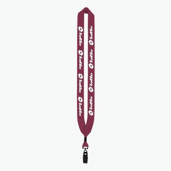 1 Knitted Cotton Lanyard with Metal Crimp & Swivel Bulldog Clip - 24-Hour Production