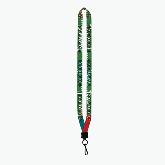 1/2 Full-Color Theme Lanyard w/Metal Swivel Hook