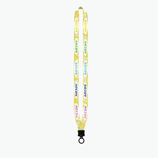 1/2 Full-Color Theme Lanyard w/O-Ring