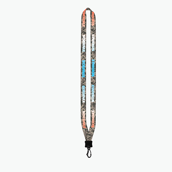 1/2 Full-Color Theme Lanyard w/Swivel Hook