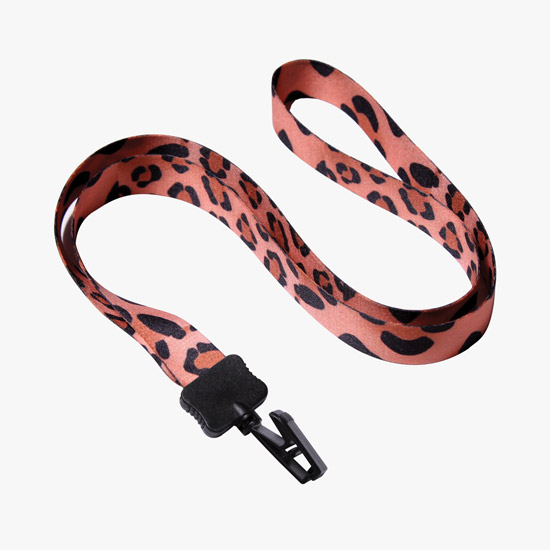 3/4 Full-Color Theme Lanyard w/Double Swivel Hook