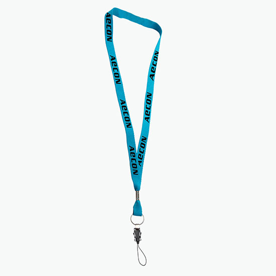5/8 Neon Lanyard with Safety Breakaway w/Accessories Loop