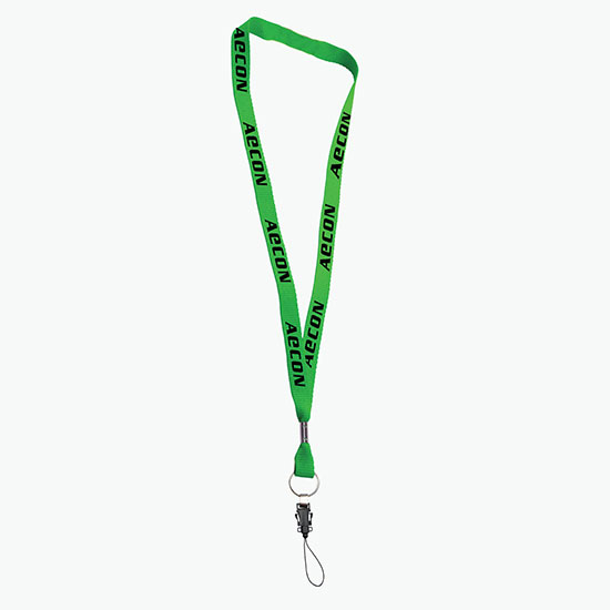 5/8 Neon Lanyard with Safety Breakaway w/Accessories Loop