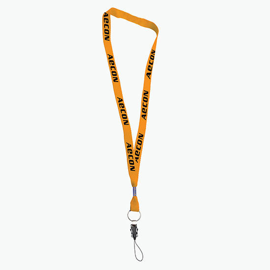5/8 Neon Lanyard with Safety Breakaway w/Accessories Loop