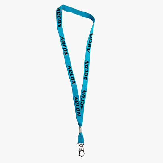 5/8 Neon Lanyard with Safety Breakaway w/Lobster Claw