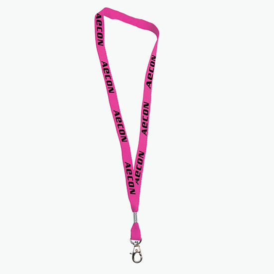 5/8 Neon Lanyard with Safety Breakaway w/Lobster Claw