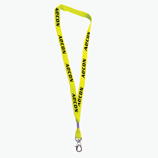 5/8 Neon Lanyard with Safety Breakaway w/Lobster Claw