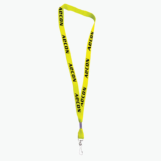 5/8 Neon Lanyard with Safety Breakaway w/Swivel Hook
