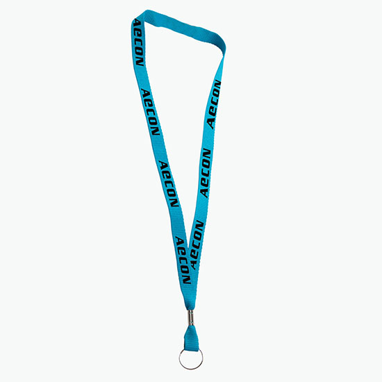 5/8 Neon Lanyard with Safety Breakaway w/Split Ring