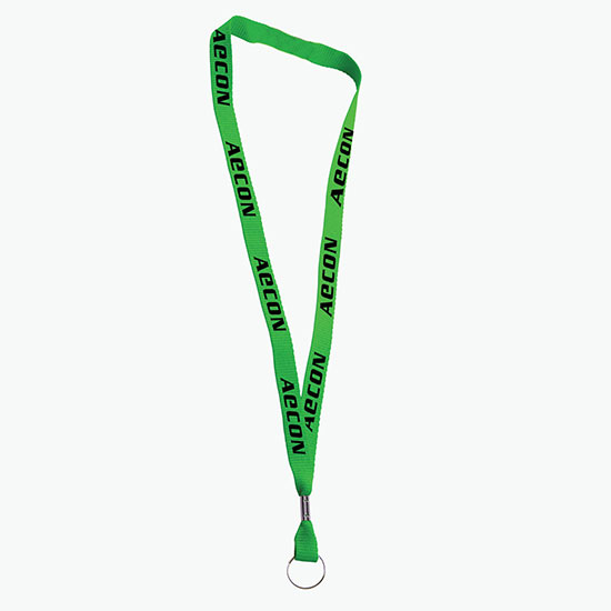 5/8 Neon Lanyard with Safety Breakaway w/Split Ring